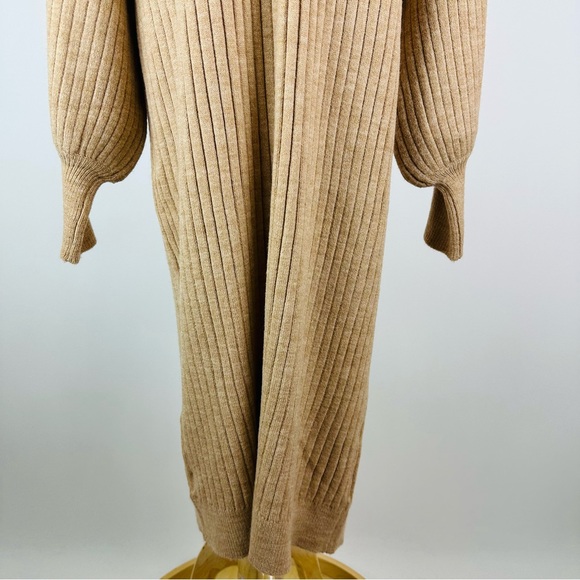 525 Neutral Ribbed Long Cardigan Sweater Size XS/Small - Picture 9 of 10
